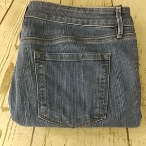 Ann Taylor LOFT Outlet Curvy Skinny Jeans Blue Size 14